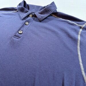 Arborwear DriRelease Polo Shirt Mens Navy Blue Contrast Stitch Short Sleeve Work